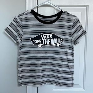 vans t-shirt - girls xs